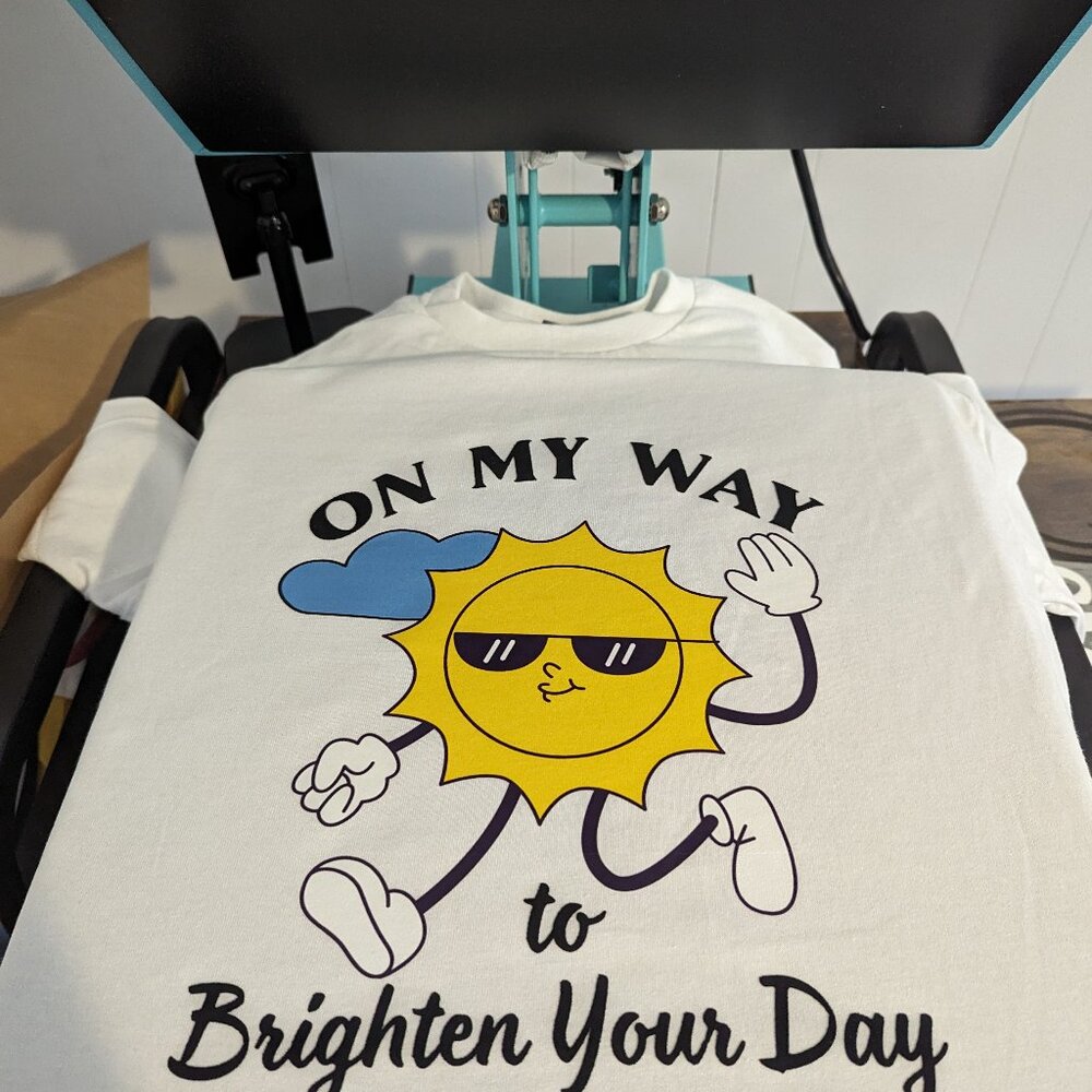 Custom Graphic Shirt- On My Way- Size Medium
